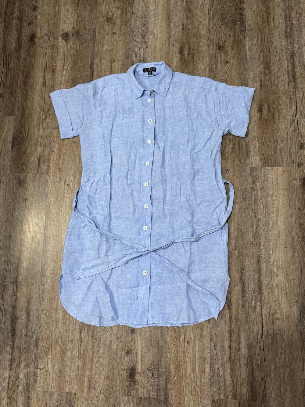 J. Crew Women’s Linen Capitaine Shirt-Dress Size XS